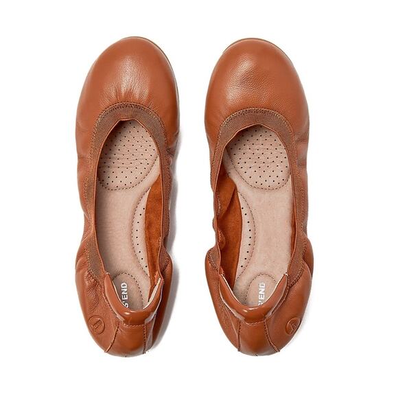 NIB • Lands End Women's Comfort Elastic Learher Ballet Size: 11W - Picture 1 of 8